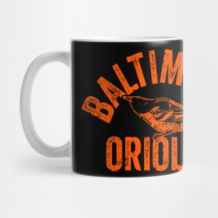 Vintage Orioles Bird Mug